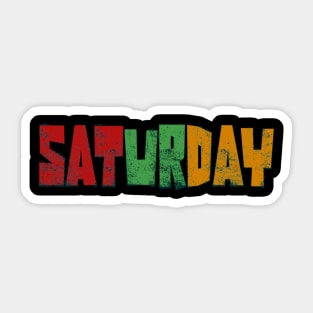 Saturday Ska Sticker